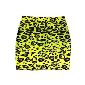 Cheetah Print Skirt